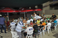  بالصور: إفطار جماعي في مسجد السكسك بمدينة يافا بمشاركة جمع من الاهالي